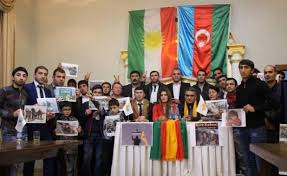 Azerbaycan'lı Kürt gençleri toplantı yaptı