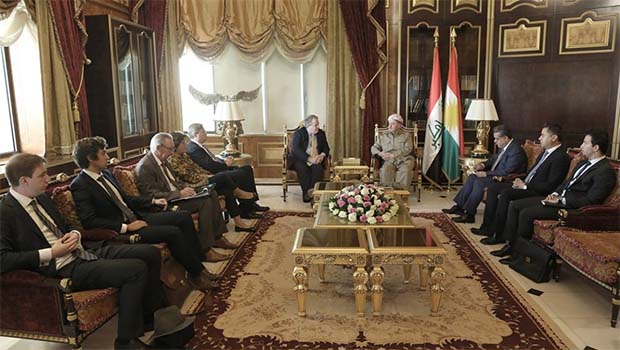 Başkan Barzani, AP heyetiyle görüştü