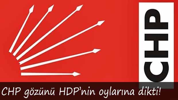 CHP, HDP'ye kayan oyların peşine düştü