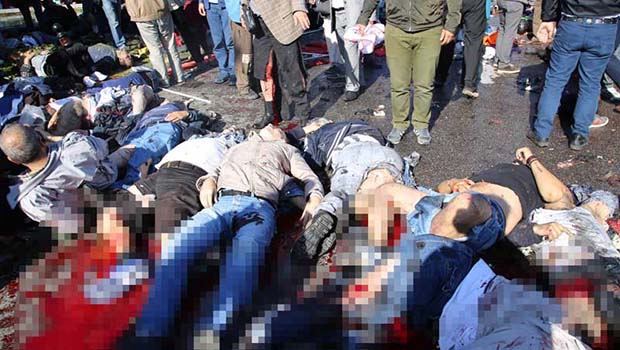 Ankara'da barış mitinginde patlama: 128 ölü 500'den fazla yaralı