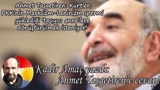 Ahmet Taşgetiren’e Cevap!