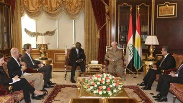 Başkan Barzani BM heyetini kabul etti