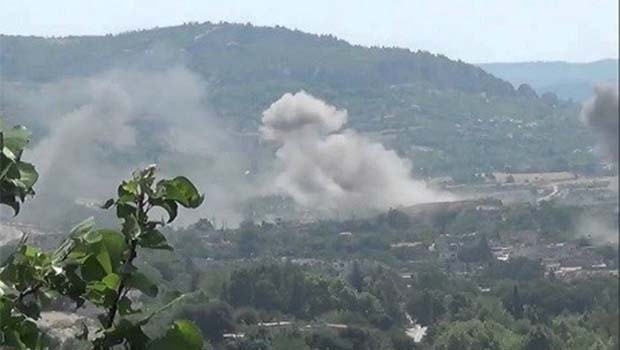 Rusya ve Suriye Güçleri Kürt Dağını Bombalanıyor!