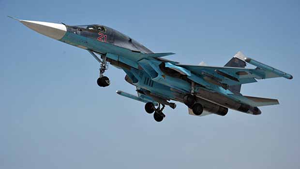 Havadan Havaya füze donanımlı  Rus uçakları Suriye'de