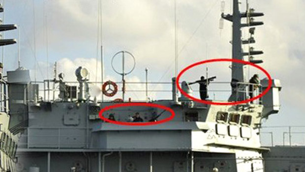 Rus donanmasından dikkat çeken görüntüler