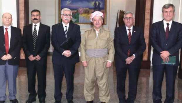 PSK Heyeti Mesud Barzani’yi ziyaret etti