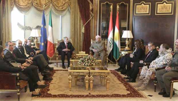İtalya Senatosu Başkanı Grasso: Barzani tüm insanlık için çalışıyor