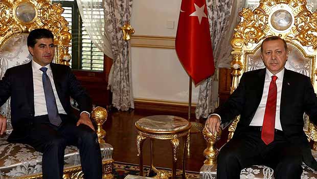 Başbakan Barzani Erdoğanla görüştü