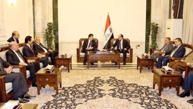 Başbakan Neçirvan Barzani Maliki ile görüştü