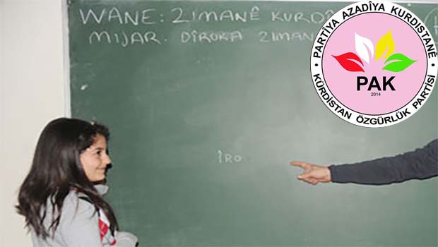 PAK: Çocuklarımızı 'Kürtçe Seçmeli Dersi'ne Kaydedelim