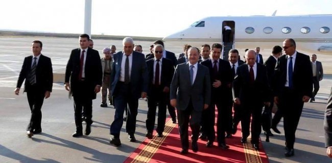 Başkan Barzani Kürdistan'a döndü