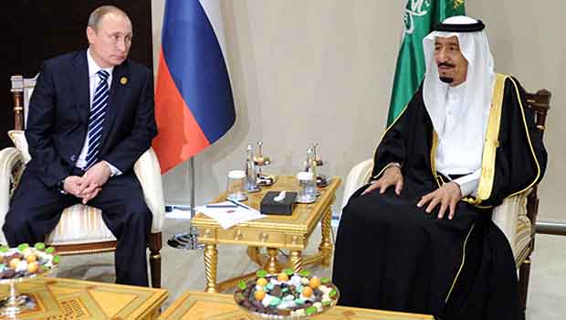 Suudi Kralı'ndan Putin'e destek