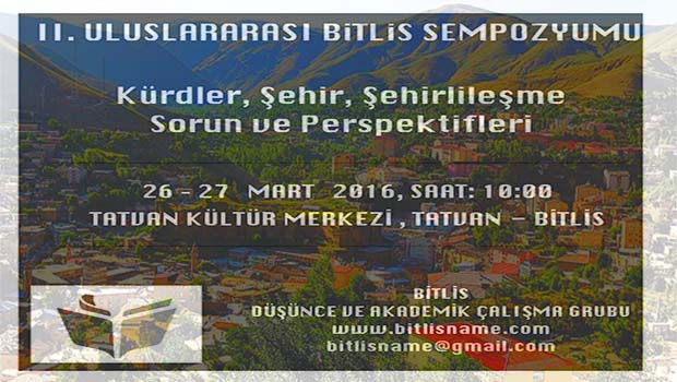 Kürdologlar Bitlis'te Şehir ve Medeniyeti Konuşacak