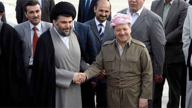 Şii lider Sadr, Barzani’den destek istiyor 