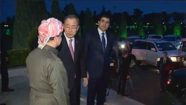 Ban Ki-Moon Kürdistan'da