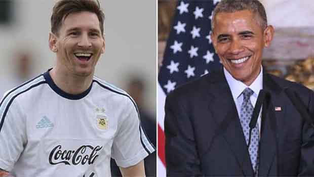 Messi'den Obama'ya cevap