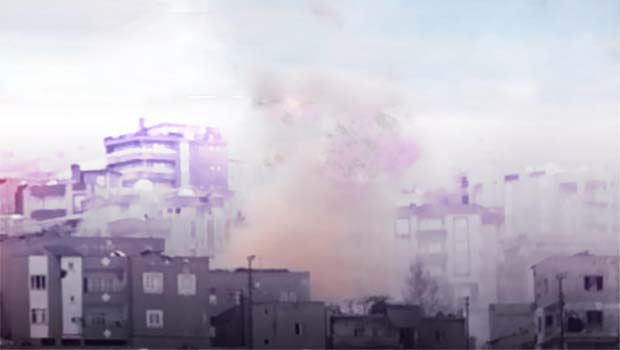 Şırnak ve Mardin'de binalar uzaktan imha edilmeye başlandı (Video)