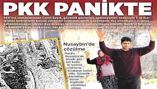 Milliyet eli havada yaşlı kadına baktı, PKK’de paniği gördü