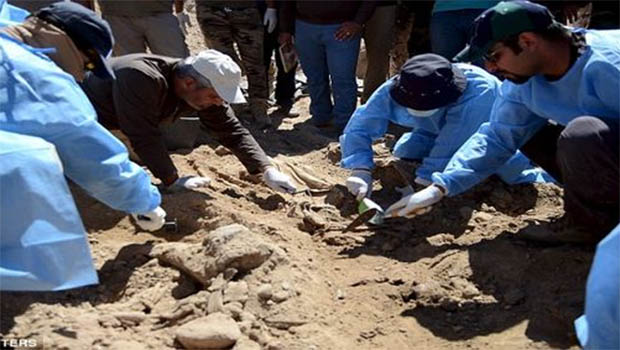 BM: Irak'ta 50'den fazla toplu mezar bulundu