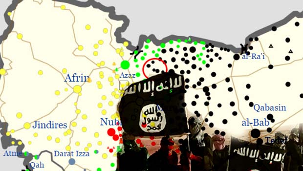 IŞİD Azez’e ilerliyor: Dört kilometre kaldı
