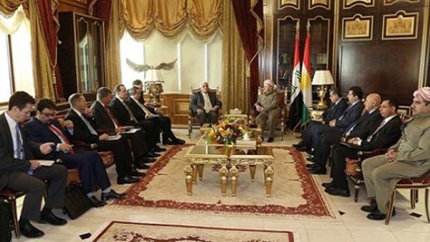 Başkan Barzani, ABD-Irak ortak heyetini kabul etti