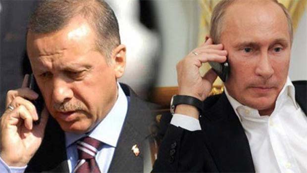 Putin'den Erdoğan'a telefon