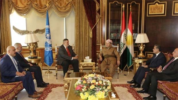 Başkan Barzani BM heyetiyle Musul operasyonun görüştü