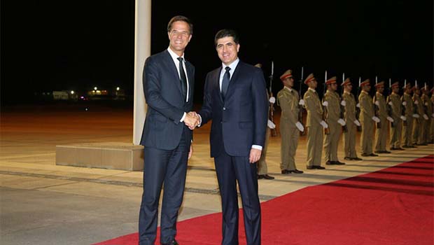 Hollanda Başbakan'ı Erbil'de