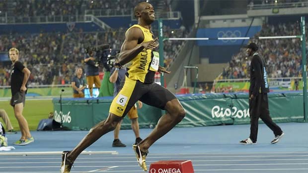 Usain Bolt Rio'da tarihe geçti