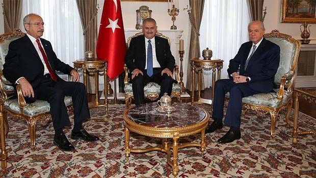 AKP-CHP-MHP liderler zirvesi'nden HDP'ye mesaj