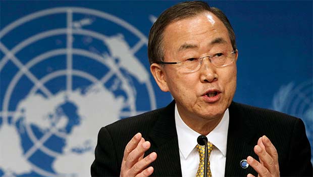 Ban Ki-Moon: İnsanlar korku olmadan yaşamak istiyor