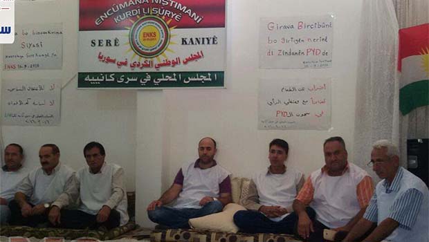 Rojava'da ENKS'lilerin açlık grevi 5. gününde