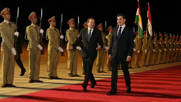 İsveç Başbakanı Başkent Erbil'de