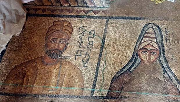 Urfa’da Abgar Krallığı dönemine ait taban mozaiği bulundu
