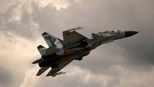 Akdeniz'de Rus savaş uçağı düştü
