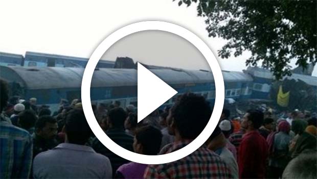 Hindistan'da tren kazası; 90 ölü