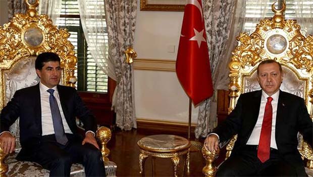 Barzani ve Erdoğan görüşmesi sona erdi