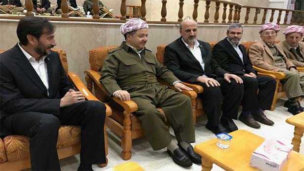 Hüda-Par'dan Başkan Barzani'ye taziye ziyareti