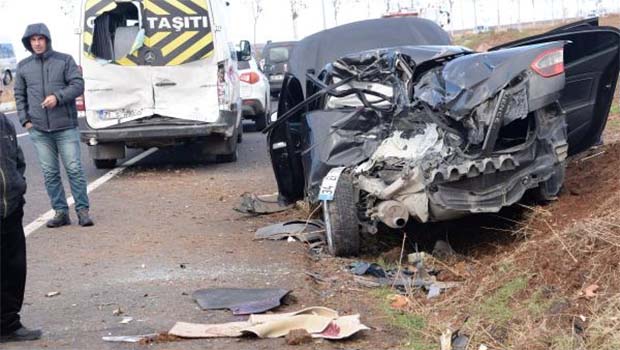 Diyarbakır'da trafik kazası