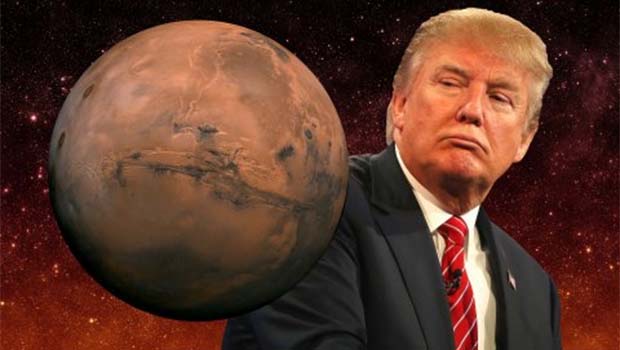 Mars için gözler Trump'ta