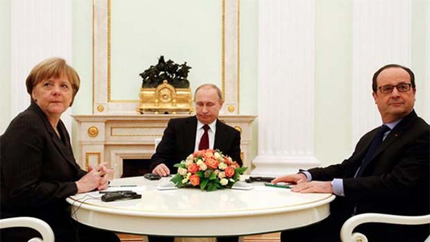 Üç liderin Suriye görüşmesi
