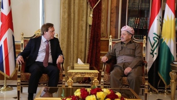 Başkan Barzani, İngiltere Irak Büyükelçisi Baker'i kabul etti