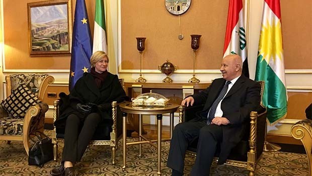 İtalya Savuma Bakanı Erbil'de