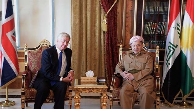 Başkan Barzani, Fallon'u kabul etti