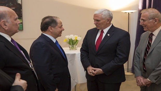 Başkan Barzani, ABD Başkan Yardımcısı ile görüştü