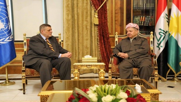 Başkan Barzani, BM heyetini kabul etti