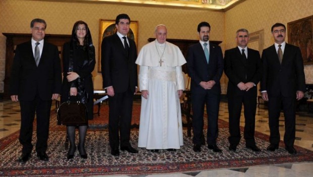 Papa Kurdistan Bölgesi'ne Davet Edildi