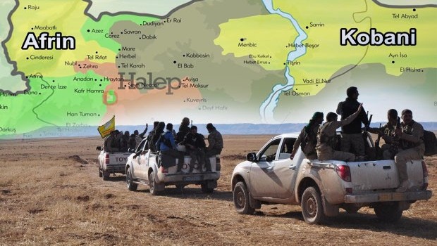 QSD, Efrin ve Kobanê arasındaki bölgeden de çekilecek!