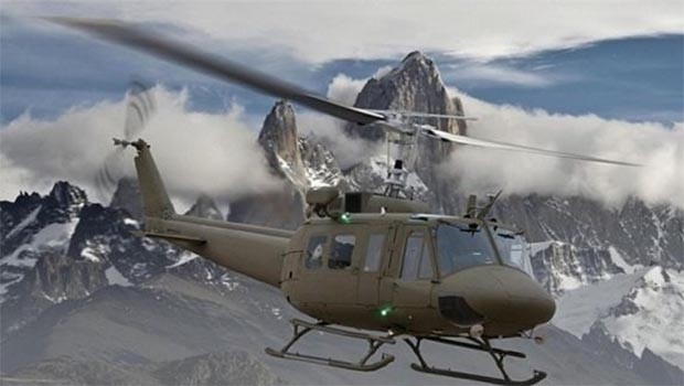 Yunanistan'da askeri helikopter düştü