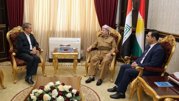 Başkan Barzani Mezher Xaliqi’yi kabul etti
